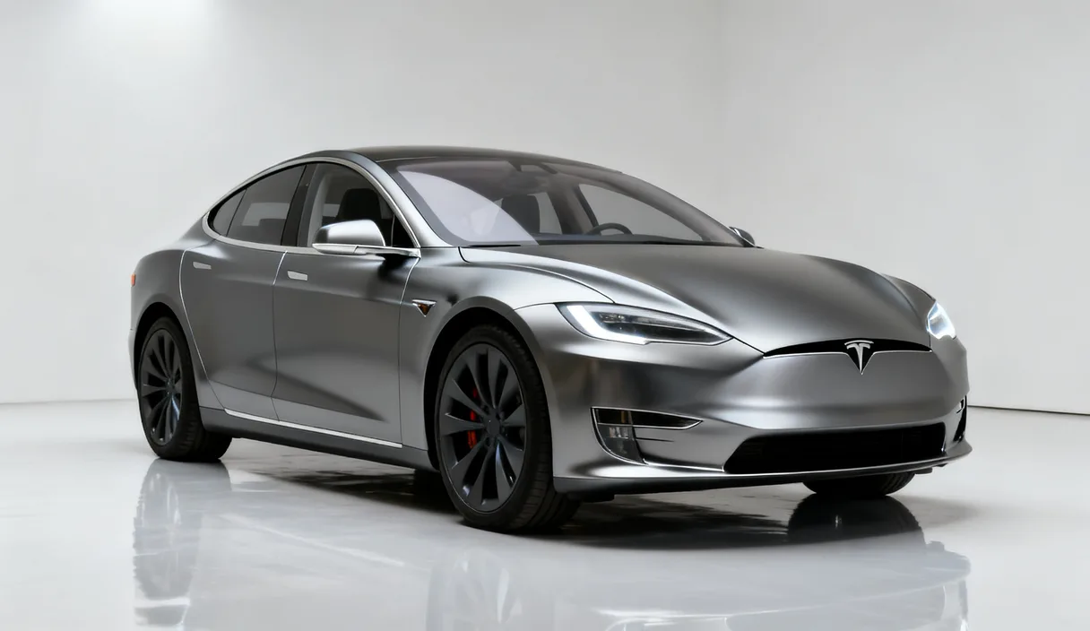 Tesla EV color-change wrap by Art Printing Vehicle Wraps, Sacramento