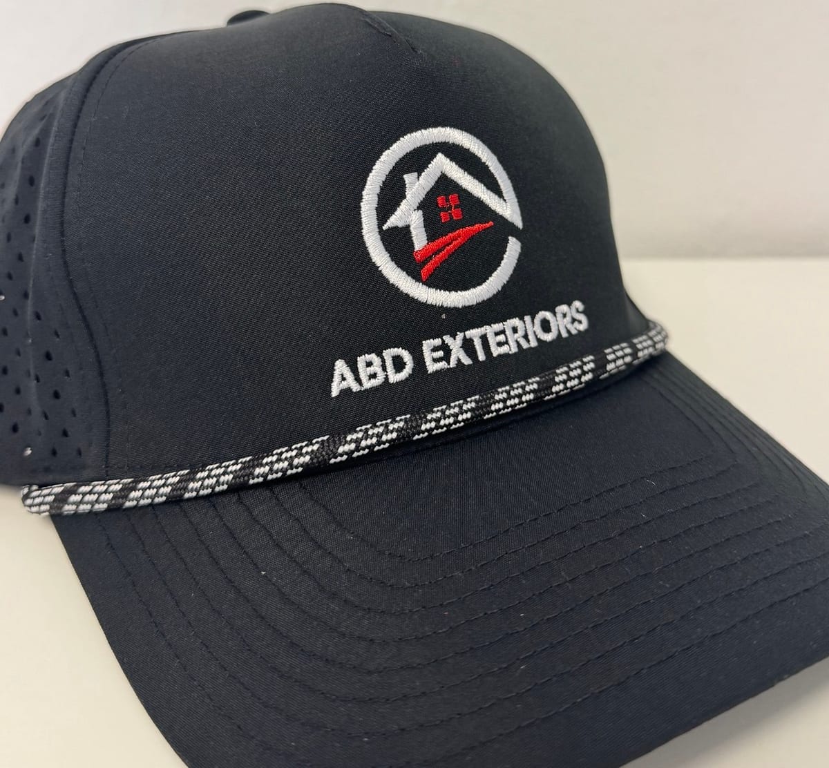 Embroidered ABD Exteriors cap by Art Printing Vehicle Wraps, Sacramento