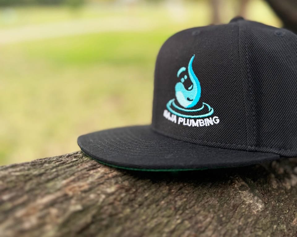 Embroidered Baja Plumbing cap by Art Printing Vehicle Wraps, Sacramento