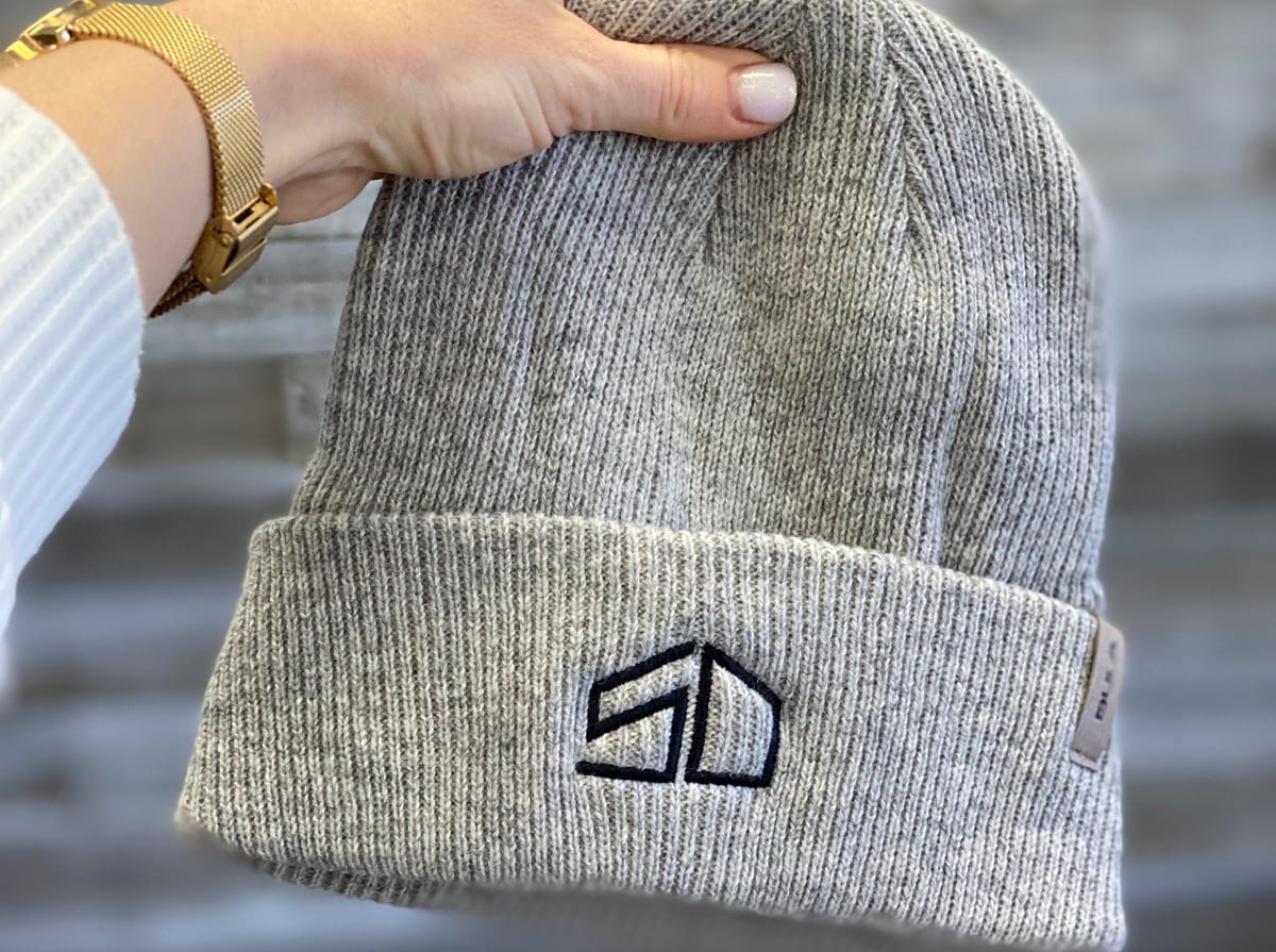 Embroidered beanie by Art Printing Vehicle Wraps, Sacramento